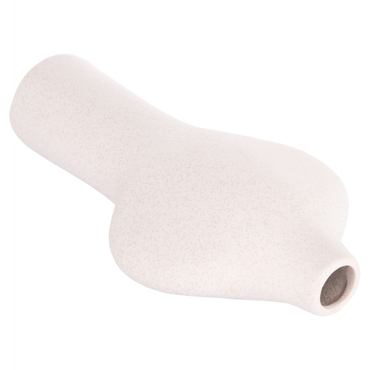 ΕΠΙΤΡΑΠΕΖΙΟ ΚΕΡΑΜΙΚΟ ΔΙΑΚΟΣΜΗΤΙΚΟ ARKEN HM4621.01 ΚΡΥΣΤΑΛΛ.ΥΠΟΛΕΥΚΟ 18x8x32Υ εκ .