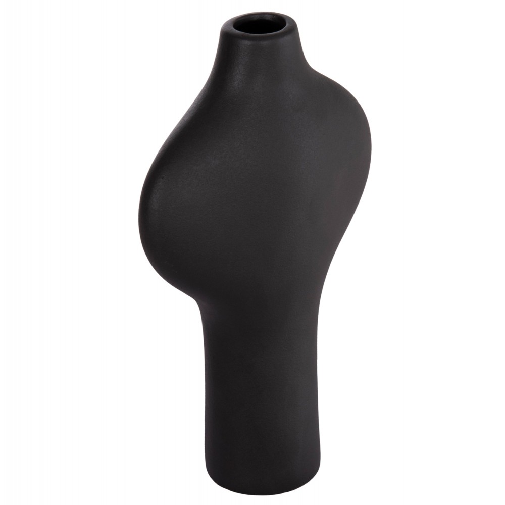 ΕΠΙΤΡΑΠΕΖΙΟ ΚΕΡΑΜΙΚΟ ΔΙΑΚΟΣΜΗΤΙΚΟ ΣΕΙΡΑ ARKEN HM4621.02 ΜΑΥΡΟ ΜΑΤ 18,5x8,5x32Υεκ