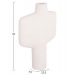 ΕΠΙΤΡΑΠΕΖΙΟ ΚΕΡΑΜΙΚΟ ΔΙΑΚΟΣΜΗΤΙΚΟ ΣΕΙΡΑ ARKEN HM4622.01 ΚΡΥΣΤΑΛΛ.ΥΠΟΛΕΥΚΟ 22.5x7.5x34Υεκ