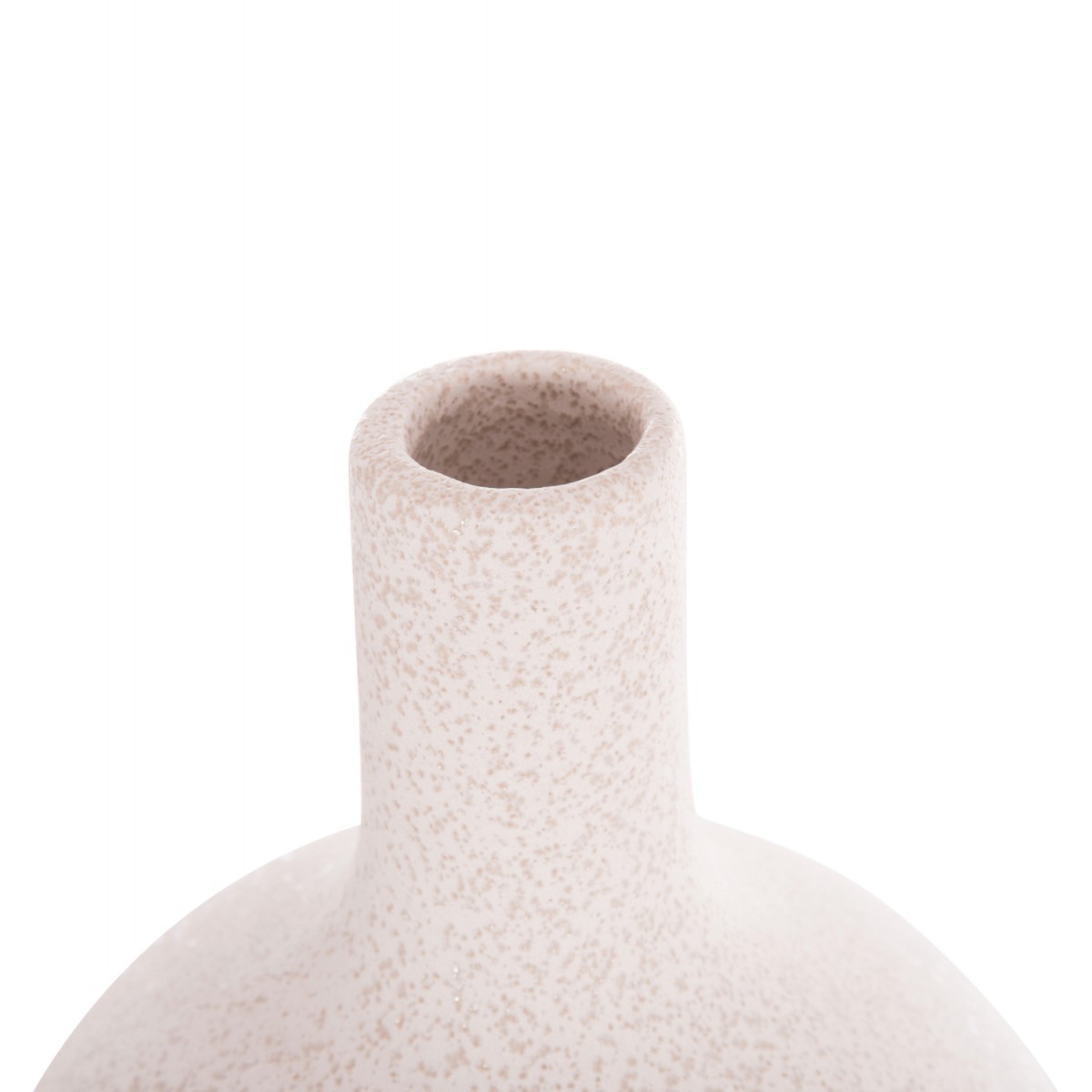 ΕΠΙΤΡΑΠΕΖΙΟ ΚΕΡΑΜΙΚΟ ΔΙΑΚΟΣΜΗΤΙΚΟ GALAD HM4623.01 ΚΡΥΣΤΑΛΛΙΚΟ ΥΠΟΛΕΥΚΟ Φ18x57Υεκ