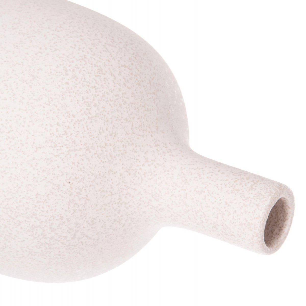 ΕΠΙΤΡΑΠΕΖΙΟ ΚΕΡΑΜΙΚΟ ΔΙΑΚΟΣΜΗΤΙΚΟ GALAD HM4623.01 ΚΡΥΣΤΑΛΛΙΚΟ ΥΠΟΛΕΥΚΟ Φ18x57Υεκ