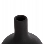 ΕΠΙΤΡΑΠΕΖΙΟ ΚΕΡΑΜΙΚΟ ΔΙΑΚΟΣΜΗΤΙΚΟ GALAD HM4623.02 ΜΑΥΡΟ ΜΑΤ Φ18x57Υεκ