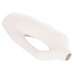 ΕΠΙΤΡΑΠΕΖΙΟ ΚΕΡΑΜΙΚΟ ΔΙΑΚΟΣΜΗΤΙΚΟ ΣΕΙΡΑ SEBOR HM4625 ΥΠΟΛΕΥΚΟ ΚΡΥΣΤΑΛΛΙΚΟ 20x9x45Υεκ