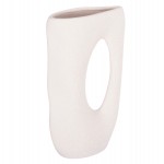 ΕΠΙΤΡΑΠΕΖΙΟ ΚΕΡΑΜΙΚΟ ΔΙΑΚΟΣΜΗΤΙΚΟ SEBOR HM4626.01 ΥΠΟΛΕΥΚΟ ΚΡΥΣΤΑΛΛΙΚΟ 21x8x35.5Υεκ