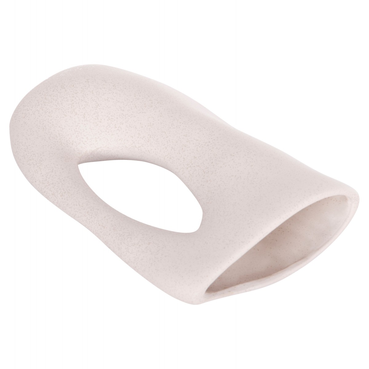 ΕΠΙΤΡΑΠΕΖΙΟ ΚΕΡΑΜΙΚΟ ΔΙΑΚΟΣΜΗΤΙΚΟ SEBOR HM4626.01 ΥΠΟΛΕΥΚΟ ΚΡΥΣΤΑΛΛΙΚΟ 21x8x35.5Υεκ