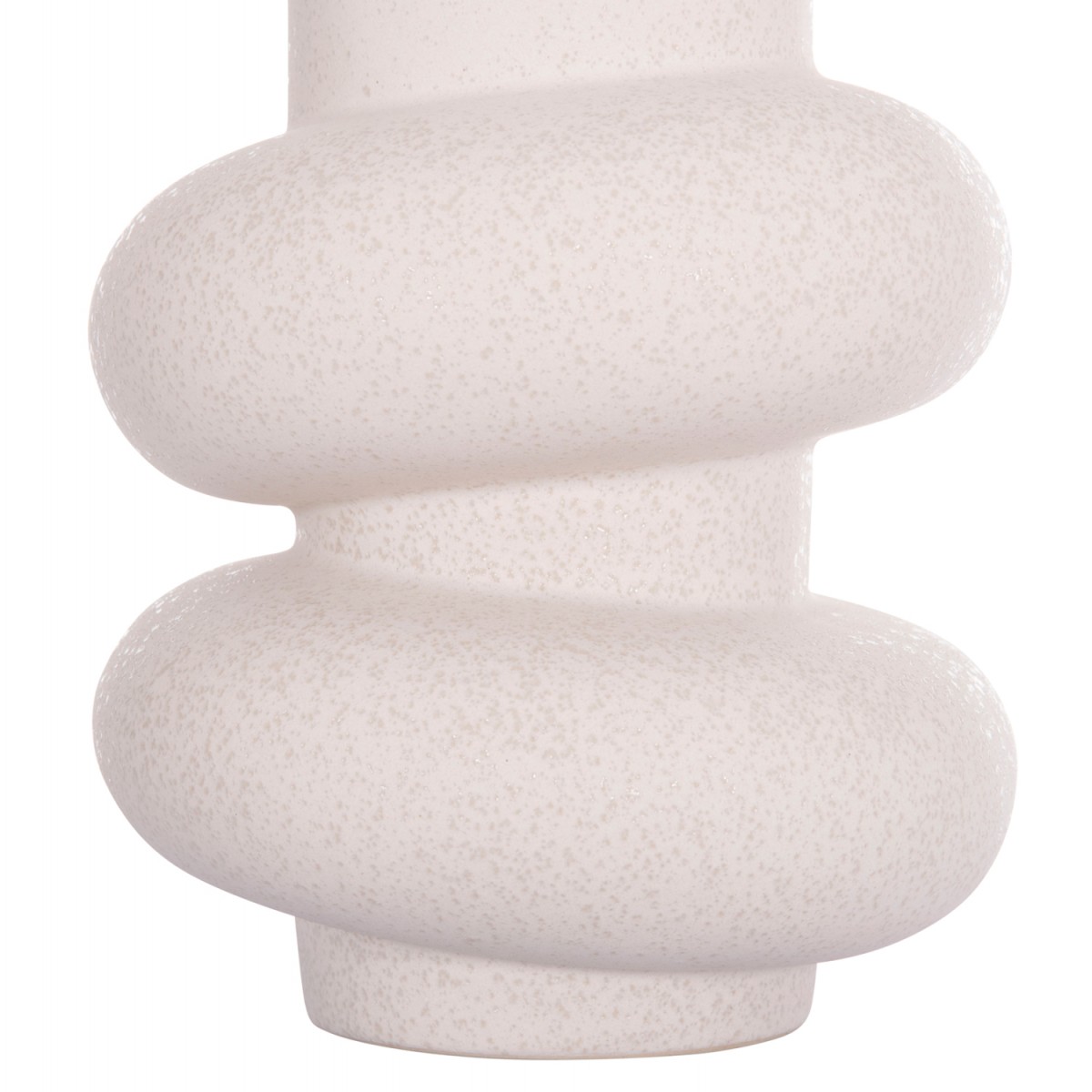 ΕΠΙΤΡΑΠΕΖΙΟ ΚΕΡΑΜΙΚΟ ΔΙΑΚΟΣΜΗΤΙΚΟ ROOK HM4627.01 ΥΠΟΛΕΥΚΟ ΚΡΥΣΤΑΛΛΙΚΟ Φ16x25,5Υεκ