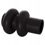 ΕΠΙΤΡΑΠΕΖΙΟ ΚΕΡΑΜΙΚΟ ΔΙΑΚΟΣΜΗΤΙΚΟ ROOK HM4627.02 ΜΑΥΡΟ ΜΑΤ Φ16x25,5Υεκ