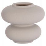 ΕΠΙΤΡΑΠΕΖΙΟ ΚΕΡΑΜΙΚΟ ΔΙΑΚΟΣΜΗΤΙΚΟ ROOK HM4629.03 ΓΚΡΙ ΜΑΤ Φ18x17Υεκ