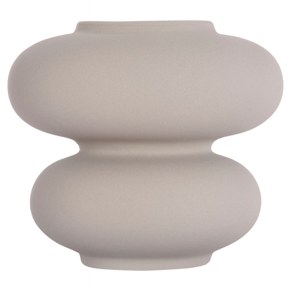 ΕΠΙΤΡΑΠΕΖΙΟ ΚΕΡΑΜΙΚΟ ΔΙΑΚΟΣΜΗΤΙΚΟ ROOK HM4629.03 ΓΚΡΙ ΜΑΤ Φ18x17Υεκ