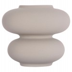 ΕΠΙΤΡΑΠΕΖΙΟ ΚΕΡΑΜΙΚΟ ΔΙΑΚΟΣΜΗΤΙΚΟ ROOK HM4629.03 ΓΚΡΙ ΜΑΤ Φ18x17Υεκ