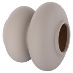 ΕΠΙΤΡΑΠΕΖΙΟ ΚΕΡΑΜΙΚΟ ΔΙΑΚΟΣΜΗΤΙΚΟ ROOK HM4629.03 ΓΚΡΙ ΜΑΤ Φ18x17Υεκ