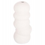 ΕΠΙΤΡΑΠΕΖΙΟ ΚΕΡΑΜΙΚΟ ΔΙΑΚΟΣΜΗΤΙΚΟ ROOK HM4630.01 ΥΠΟΛΕΥΚΟ ΚΡΥΣΤΑΛΛΙΚΟ Φ13x31Υεκ