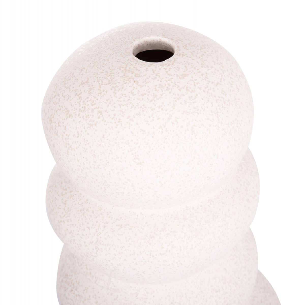 ΕΠΙΤΡΑΠΕΖΙΟ ΚΕΡΑΜΙΚΟ ΔΙΑΚΟΣΜΗΤΙΚΟ ROOK HM4630.01 ΥΠΟΛΕΥΚΟ ΚΡΥΣΤΑΛΛΙΚΟ Φ13x31Υεκ