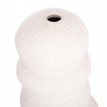 ΕΠΙΤΡΑΠΕΖΙΟ ΚΕΡΑΜΙΚΟ ΔΙΑΚΟΣΜΗΤΙΚΟ ROOK HM4630.01 ΥΠΟΛΕΥΚΟ ΚΡΥΣΤΑΛΛΙΚΟ Φ13x31Υεκ