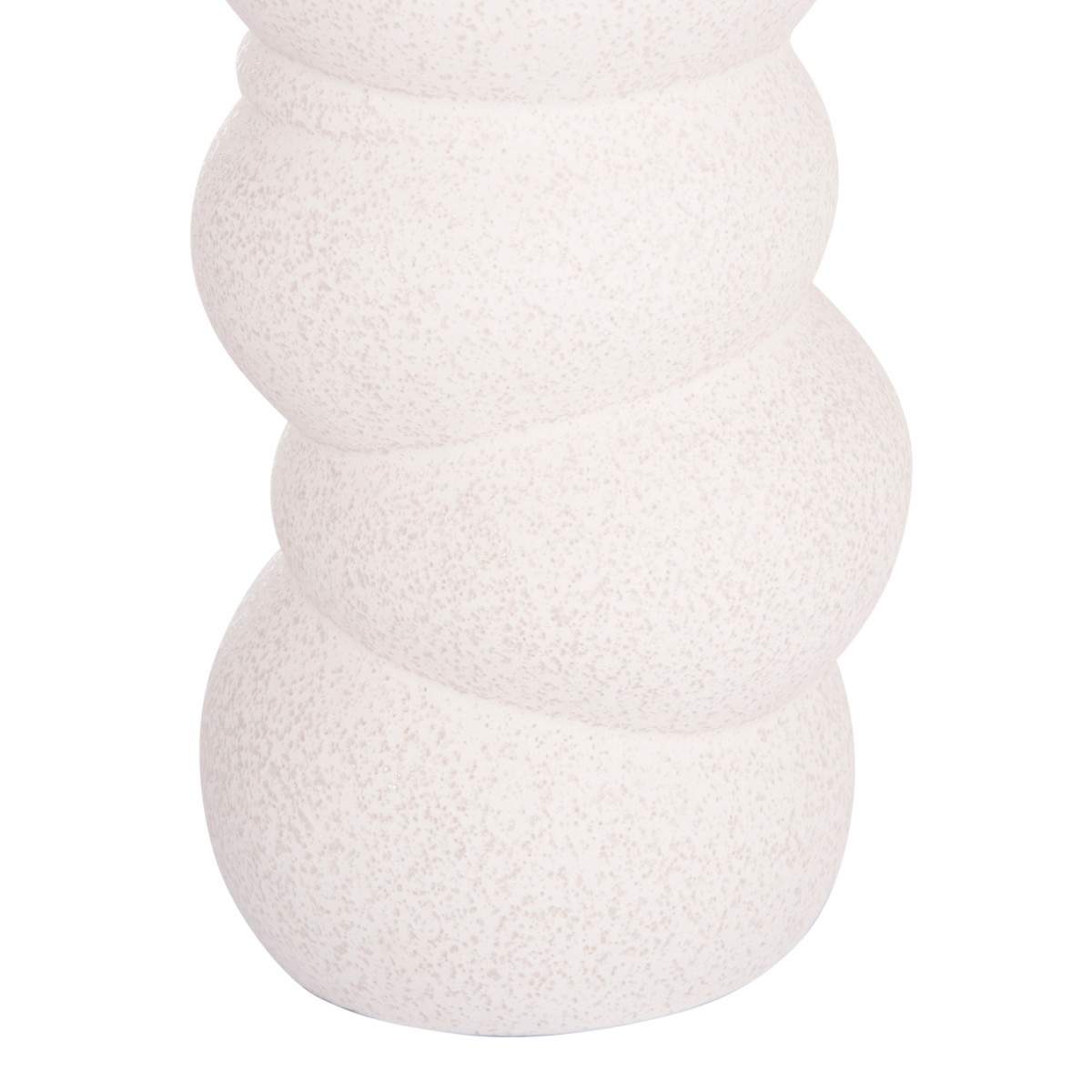 ΕΠΙΤΡΑΠΕΖΙΟ ΚΕΡΑΜΙΚΟ ΔΙΑΚΟΣΜΗΤΙΚΟ ROOK HM4630.01 ΥΠΟΛΕΥΚΟ ΚΡΥΣΤΑΛΛΙΚΟ Φ13x31Υεκ