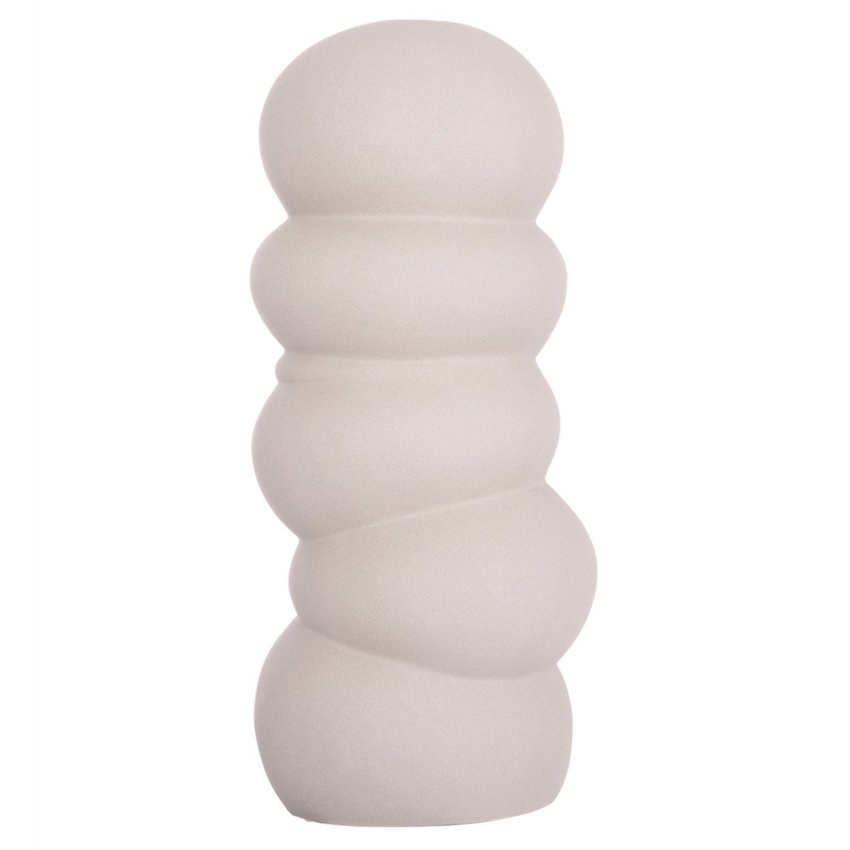 ΕΠΙΤΡΑΠΕΖΙΟ ΚΕΡΑΜΙΚΟ ΔΙΑΚΟΣΜΗΤΙΚΟ ROOK HM4630.03 ΓΚΡΙ ΜΑΤ Φ12x30Υ εκ.