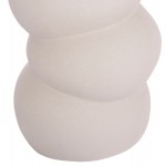 ΕΠΙΤΡΑΠΕΖΙΟ ΚΕΡΑΜΙΚΟ ΔΙΑΚΟΣΜΗΤΙΚΟ ROOK HM4630.03 ΓΚΡΙ ΜΑΤ Φ12x30Υ εκ.