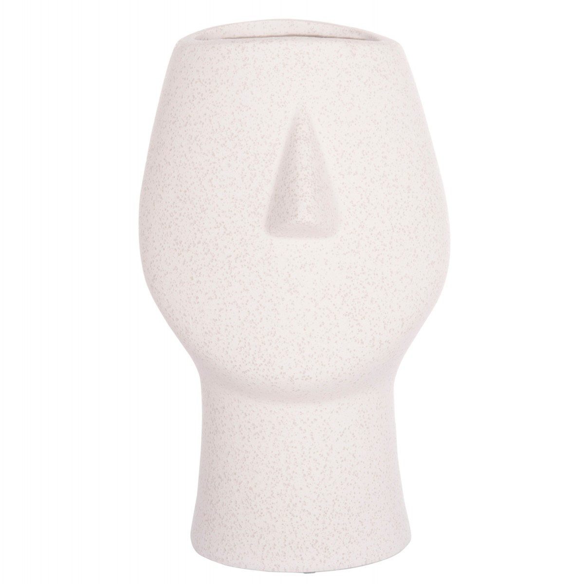 ΕΠΙΤΡΑΠΕΖΙΟ ΚΕΡΑΜΙΚΟ ΔΙΑΚΟΣΜΗΤΙΚΟ HUMANS HM4631 ΥΠΟΛΕΥΚΟ ΚΡΥΣΤΑΛΛΙΚΟ Φ14x25Υεκ