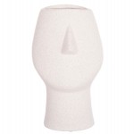 ΕΠΙΤΡΑΠΕΖΙΟ ΚΕΡΑΜΙΚΟ ΔΙΑΚΟΣΜΗΤΙΚΟ HUMANS HM4631 ΥΠΟΛΕΥΚΟ ΚΡΥΣΤΑΛΛΙΚΟ Φ14x25Υεκ