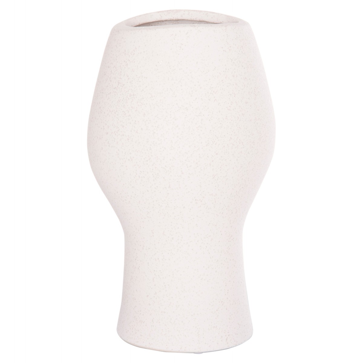 ΕΠΙΤΡΑΠΕΖΙΟ ΚΕΡΑΜΙΚΟ ΔΙΑΚΟΣΜΗΤΙΚΟ HUMANS HM4631 ΥΠΟΛΕΥΚΟ ΚΡΥΣΤΑΛΛΙΚΟ Φ14x25Υεκ