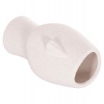 ΕΠΙΤΡΑΠΕΖΙΟ ΚΕΡΑΜΙΚΟ ΔΙΑΚΟΣΜΗΤΙΚΟ HUMANS HM4631 ΥΠΟΛΕΥΚΟ ΚΡΥΣΤΑΛΛΙΚΟ Φ14x25Υεκ