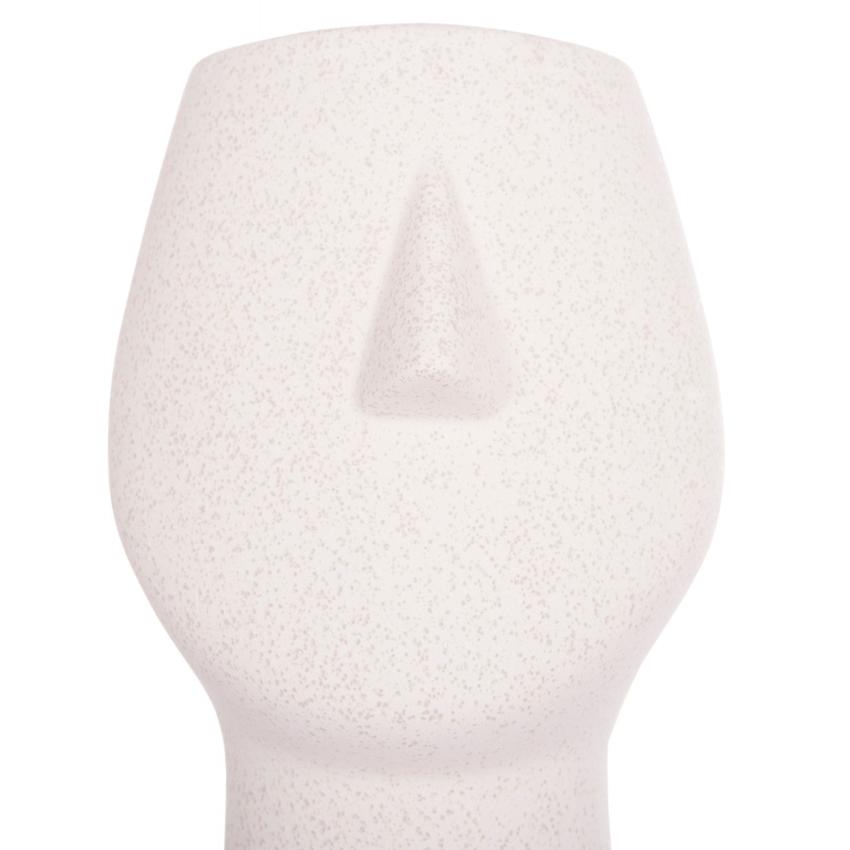 ΕΠΙΤΡΑΠΕΖΙΟ ΚΕΡΑΜΙΚΟ ΔΙΑΚΟΣΜΗΤΙΚΟ HUMANS HM4631 ΥΠΟΛΕΥΚΟ ΚΡΥΣΤΑΛΛΙΚΟ Φ14x25Υεκ