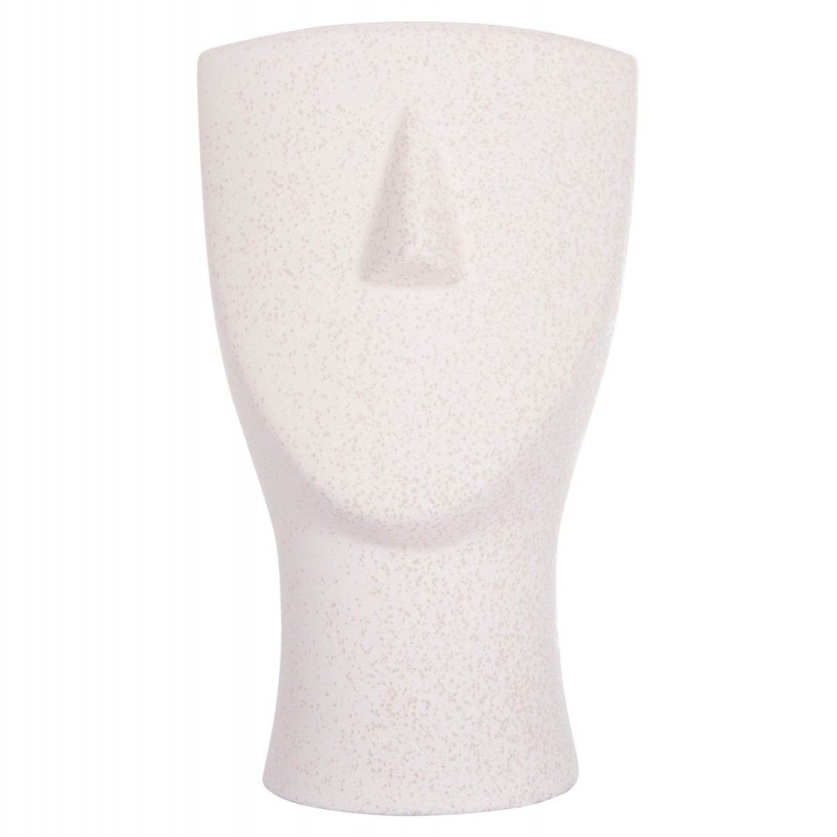 ΕΠΙΤΡΑΠΕΖΙΟ ΚΕΡΑΜΙΚΟ ΔΙΑΚΟΣΜΗΤΙΚΟ HUMANS HM4632 ΥΠΟΛΕΥΚΟ ΚΡΥΣΤΑΛΛΙΚΟ Φ13x22Υεκ