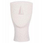 ΕΠΙΤΡΑΠΕΖΙΟ ΚΕΡΑΜΙΚΟ ΔΙΑΚΟΣΜΗΤΙΚΟ HUMANS HM4632 ΥΠΟΛΕΥΚΟ ΚΡΥΣΤΑΛΛΙΚΟ Φ13x22Υεκ