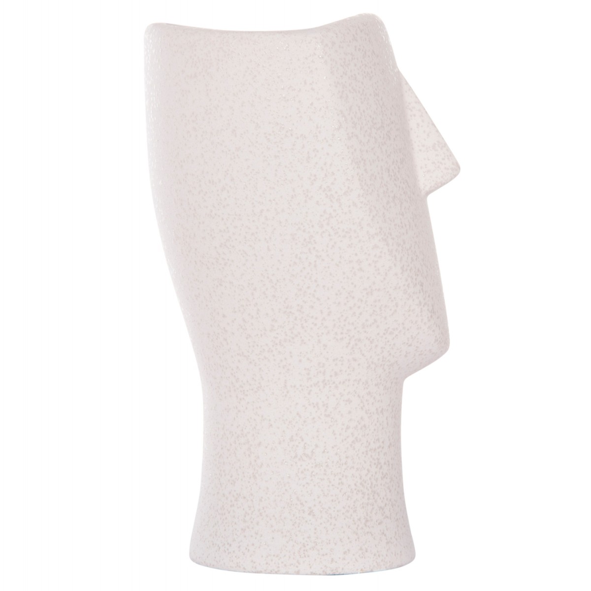 ΕΠΙΤΡΑΠΕΖΙΟ ΚΕΡΑΜΙΚΟ ΔΙΑΚΟΣΜΗΤΙΚΟ HUMANS HM4632 ΥΠΟΛΕΥΚΟ ΚΡΥΣΤΑΛΛΙΚΟ Φ13x22Υεκ