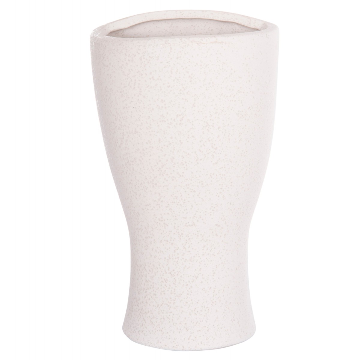 ΕΠΙΤΡΑΠΕΖΙΟ ΚΕΡΑΜΙΚΟ ΔΙΑΚΟΣΜΗΤΙΚΟ HUMANS HM4632 ΥΠΟΛΕΥΚΟ ΚΡΥΣΤΑΛΛΙΚΟ Φ13x22Υεκ