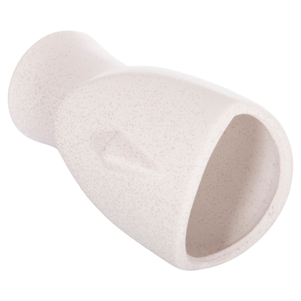 ΕΠΙΤΡΑΠΕΖΙΟ ΚΕΡΑΜΙΚΟ ΔΙΑΚΟΣΜΗΤΙΚΟ HUMANS HM4632 ΥΠΟΛΕΥΚΟ ΚΡΥΣΤΑΛΛΙΚΟ Φ13x22Υεκ