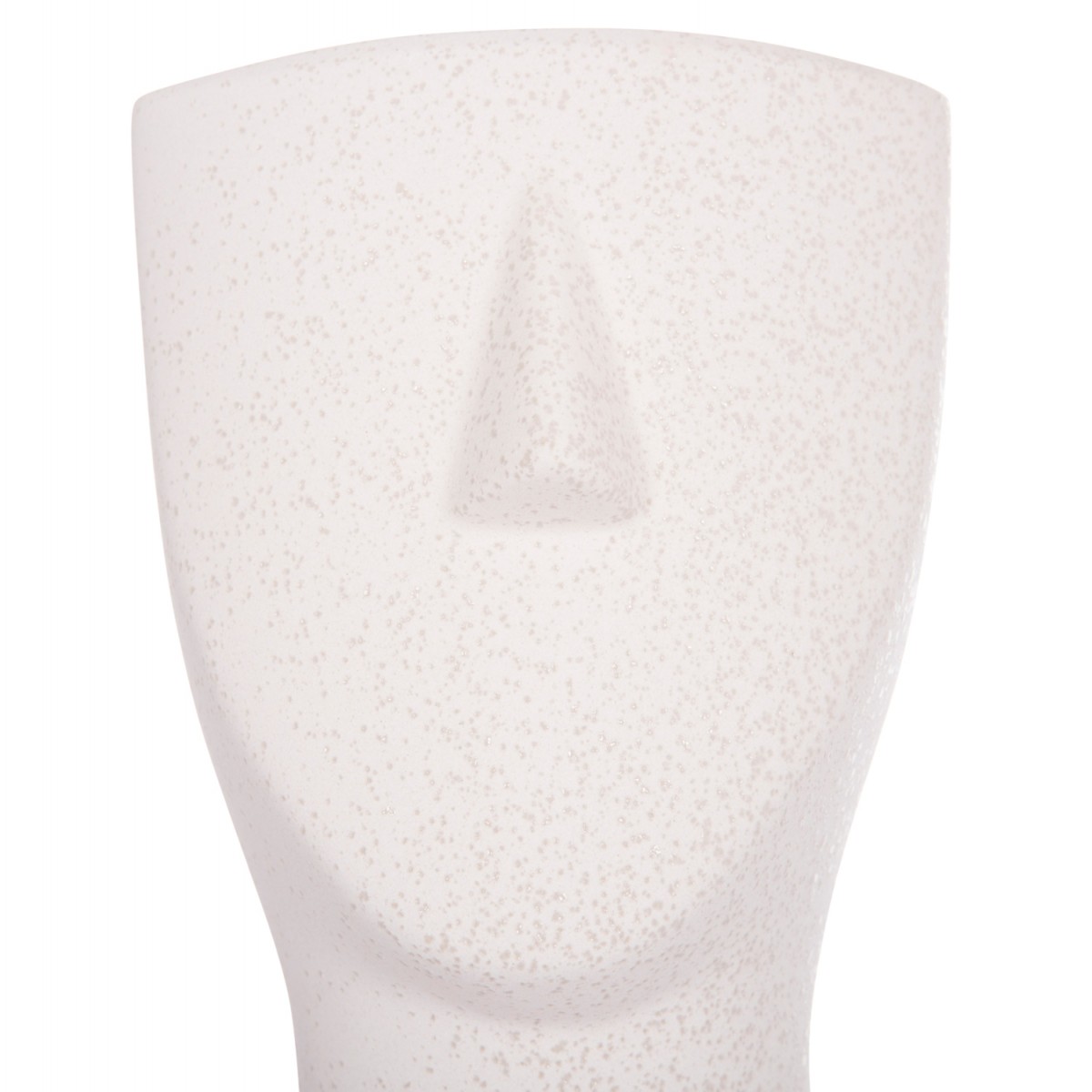 ΕΠΙΤΡΑΠΕΖΙΟ ΚΕΡΑΜΙΚΟ ΔΙΑΚΟΣΜΗΤΙΚΟ HUMANS HM4632 ΥΠΟΛΕΥΚΟ ΚΡΥΣΤΑΛΛΙΚΟ Φ13x22Υεκ