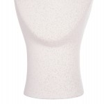 ΕΠΙΤΡΑΠΕΖΙΟ ΚΕΡΑΜΙΚΟ ΔΙΑΚΟΣΜΗΤΙΚΟ HUMANS HM4632 ΥΠΟΛΕΥΚΟ ΚΡΥΣΤΑΛΛΙΚΟ Φ13x22Υεκ