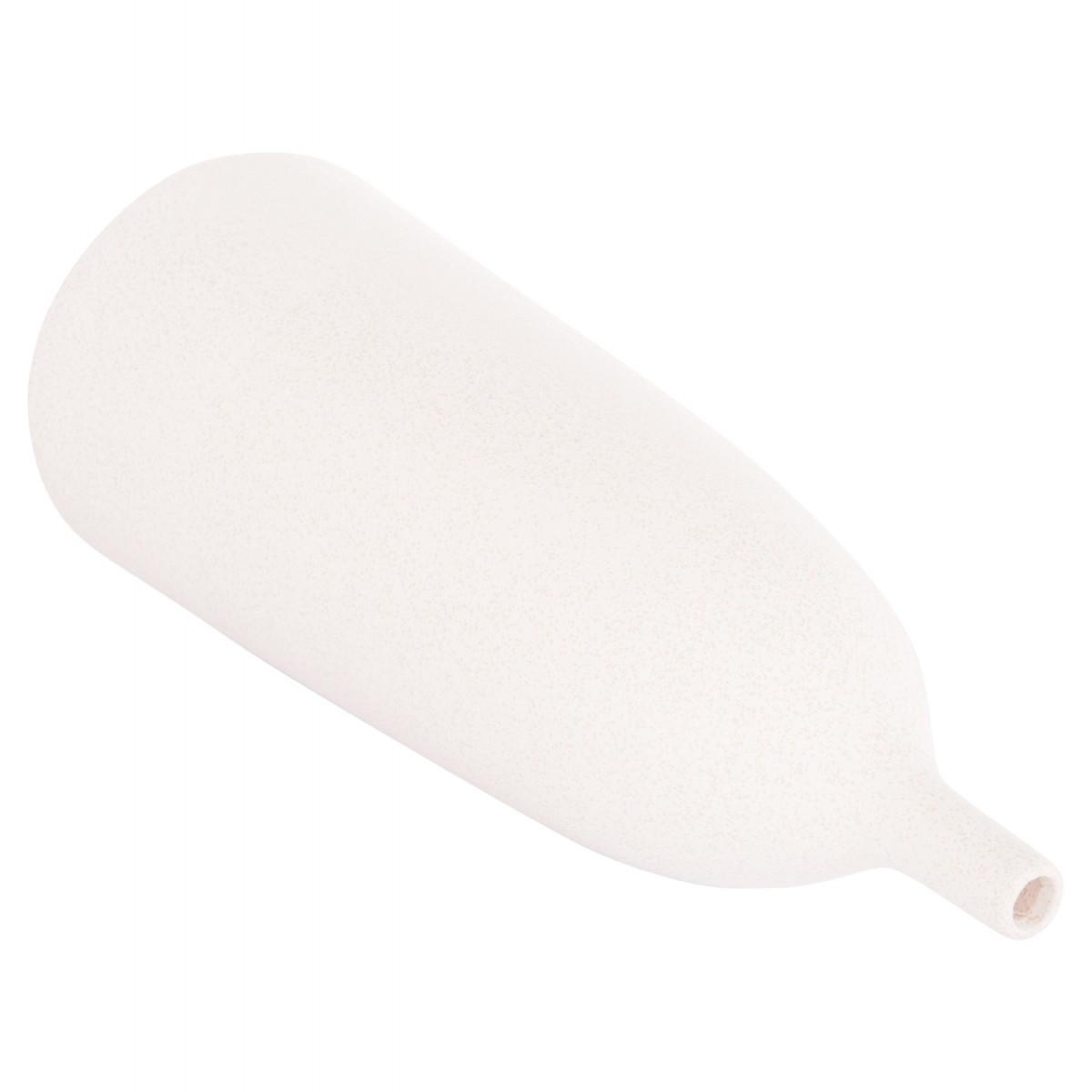 ΕΠΙΤΡΑΠΕΖΙΟ ΚΕΡΑΜΙΚΟ ΔΙΑΚΟΣΜΗΤΙΚΟ GALAD HM4633.01 ΥΠΟΛΕΥΚΟ ΚΡΥΣΤΑΛΛΙΚΟ Φ18x49Y εκ.