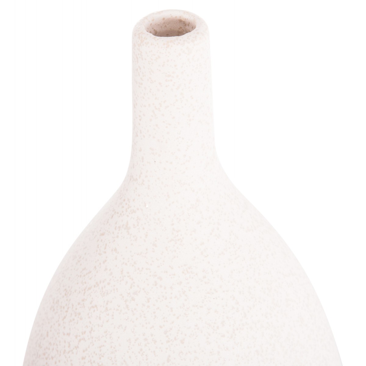 ΕΠΙΤΡΑΠΕΖΙΟ ΚΕΡΑΜΙΚΟ ΔΙΑΚΟΣΜΗΤΙΚΟ GALAD HM4633.01 ΥΠΟΛΕΥΚΟ ΚΡΥΣΤΑΛΛΙΚΟ Φ18x49Y εκ.