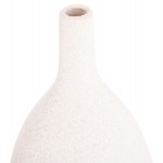 ΕΠΙΤΡΑΠΕΖΙΟ ΚΕΡΑΜΙΚΟ ΔΙΑΚΟΣΜΗΤΙΚΟ GALAD HM4633.01 ΥΠΟΛΕΥΚΟ ΚΡΥΣΤΑΛΛΙΚΟ Φ18x49Y εκ.