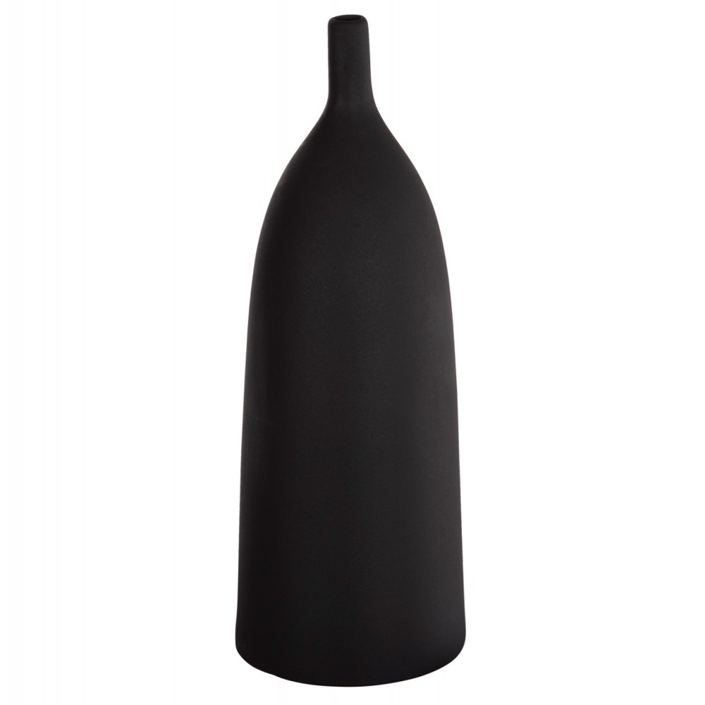 ΕΠΙΤΡΑΠΕΖΙΟ ΚΕΡΑΜΙΚΟ ΔΙΑΚΟΣΜΗΤΙΚΟ GALAD HM4633.02 ΜΑΥΡΟ ΜΑΤ Φ18x49Υ εκ.