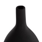 ΕΠΙΤΡΑΠΕΖΙΟ ΚΕΡΑΜΙΚΟ ΔΙΑΚΟΣΜΗΤΙΚΟ GALAD HM4633.02 ΜΑΥΡΟ ΜΑΤ Φ18x49Υ εκ.