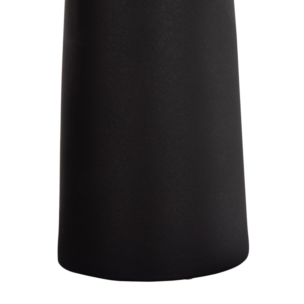 ΕΠΙΤΡΑΠΕΖΙΟ ΚΕΡΑΜΙΚΟ ΔΙΑΚΟΣΜΗΤΙΚΟ GALAD HM4633.02 ΜΑΥΡΟ ΜΑΤ Φ18x49Υ εκ.