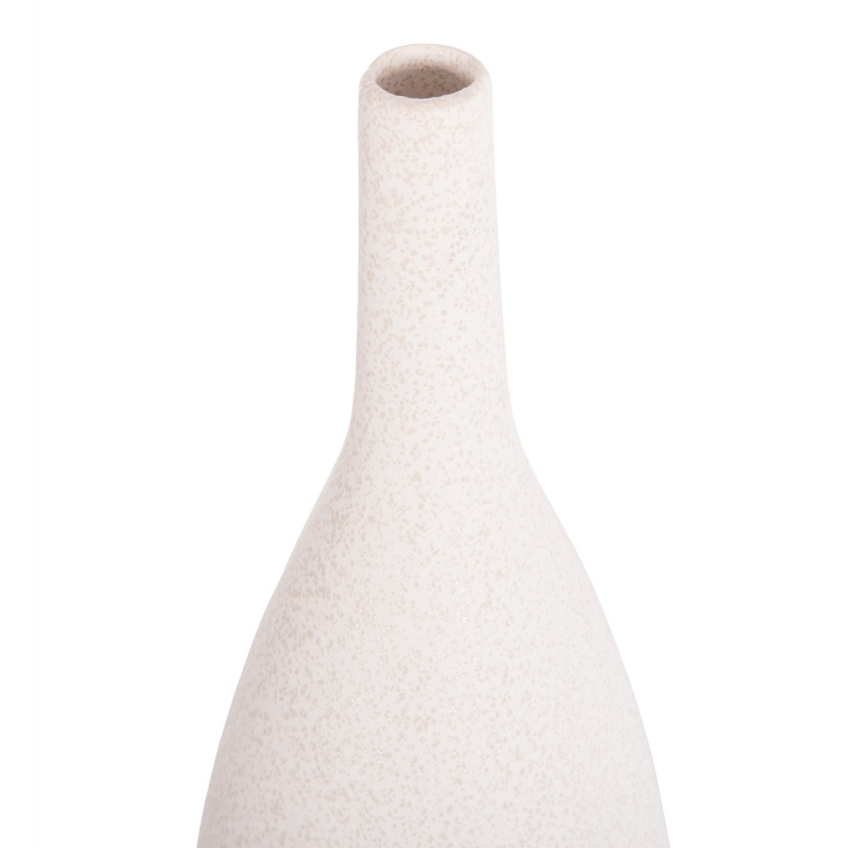 ΕΠΙΤΡΑΠΕΖΙΟ ΚΕΡΑΜΙΚΟ ΔΙΑΚΟΣΜΗΤΙΚΟ GALAD HM4634.01 ΥΠΟΛΕΥΚΟ ΚΡΥΣΤΑΛΛΙΚΟ Φ14x39Υ εκ.