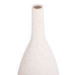 ΕΠΙΤΡΑΠΕΖΙΟ ΚΕΡΑΜΙΚΟ ΔΙΑΚΟΣΜΗΤΙΚΟ GALAD HM4634.01 ΥΠΟΛΕΥΚΟ ΚΡΥΣΤΑΛΛΙΚΟ Φ14x39Υ εκ.