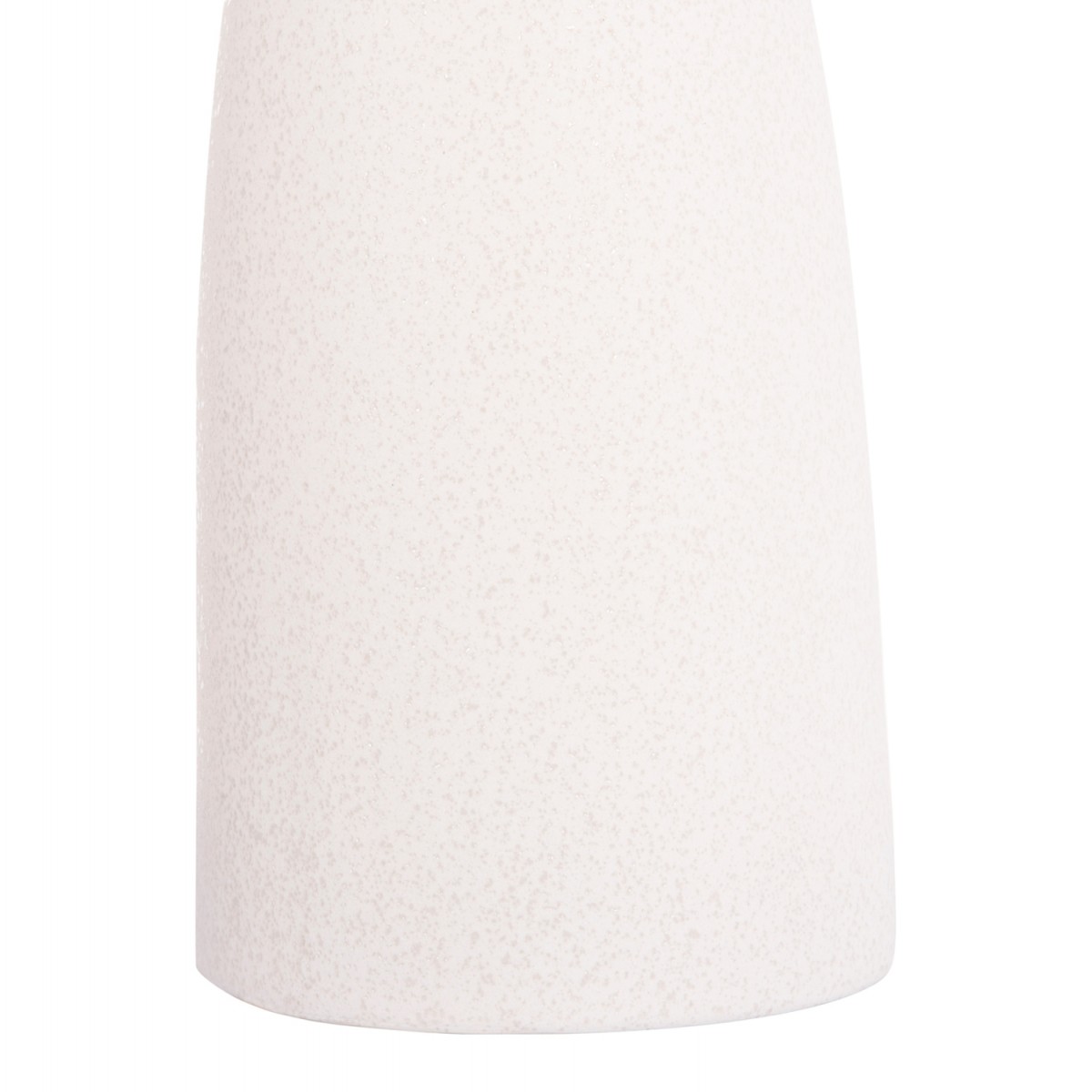 ΕΠΙΤΡΑΠΕΖΙΟ ΚΕΡΑΜΙΚΟ ΔΙΑΚΟΣΜΗΤΙΚΟ GALAD HM4634.01 ΥΠΟΛΕΥΚΟ ΚΡΥΣΤΑΛΛΙΚΟ Φ14x39Υ εκ.