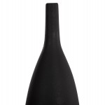 ΕΠΙΤΡΑΠΕΖΙΟ ΚΕΡΑΜΙΚΟ ΔΙΑΚΟΣΜΗΤΙΚΟ GALAD HM4634.02 ΜΑΥΡΟ ΜΑΤ Φ14x39Υεκ