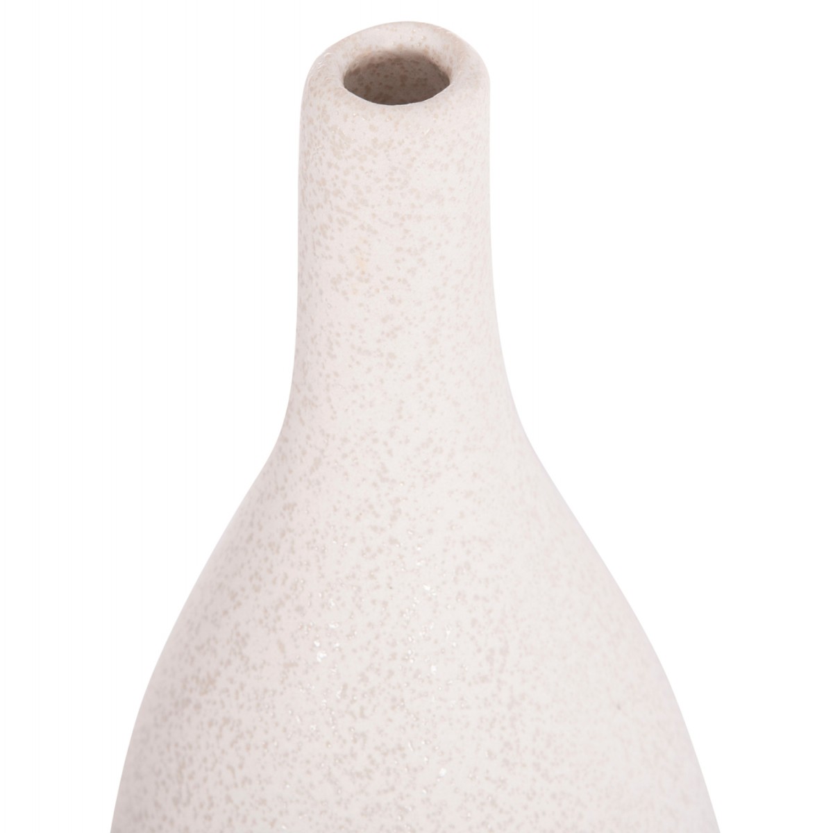 ΕΠΙΤΡΑΠΕΖΙΟ ΚΕΡΑΜΙΚΟ ΔΙΑΚΟΣΜΗΤΙΚΟ GALAD HM4635.01 ΥΠΟΛΕΥΚΟ ΚΡΥΣΤΑΛΛΙΚΟ Φ14x33,5Υεκ