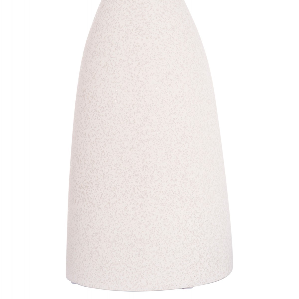 ΕΠΙΤΡΑΠΕΖΙΟ ΚΕΡΑΜΙΚΟ ΔΙΑΚΟΣΜΗΤΙΚΟ GALAD HM4635.01 ΥΠΟΛΕΥΚΟ ΚΡΥΣΤΑΛΛΙΚΟ Φ14x33,5Υεκ