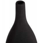 ΕΠΙΤΡΑΠΕΖΙΟ ΚΕΡΑΜΙΚΟ ΔΙΑΚΟΣΜΗΤΙΚΟ GALAD HM4635.02 ΜΑΥΡΟ ΜΑΤ Φ14x33,5Υεκ