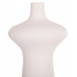 ΕΠΙΤΡΑΠΕΖΙΟ ΚΕΡΑΜΙΚΟ ΔΙΑΚΟΣΜΗΤΙΚΟ SCEPTER HM4636.01 ΚΡΥΣΤΑΛΛΙΚΟ ΥΠΟΛΕΥΚΟ Φ18x49Υεκ