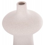 ΕΠΙΤΡΑΠΕΖΙΟ ΚΕΡΑΜΙΚΟ ΔΙΑΚΟΣΜΗΤΙΚΟ SCEPTER HM4636.01 ΚΡΥΣΤΑΛΛΙΚΟ ΥΠΟΛΕΥΚΟ Φ18x49Υεκ