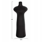 ΕΠΙΤΡΑΠΕΖΙΟ ΚΕΡΑΜΙΚΟ ΔΙΑΚΟΣΜΗΤΙΚΟ SCEPTER HM4636.02 ΜΑΥΡΟ ΜΑΤ Φ18x49Υεκ