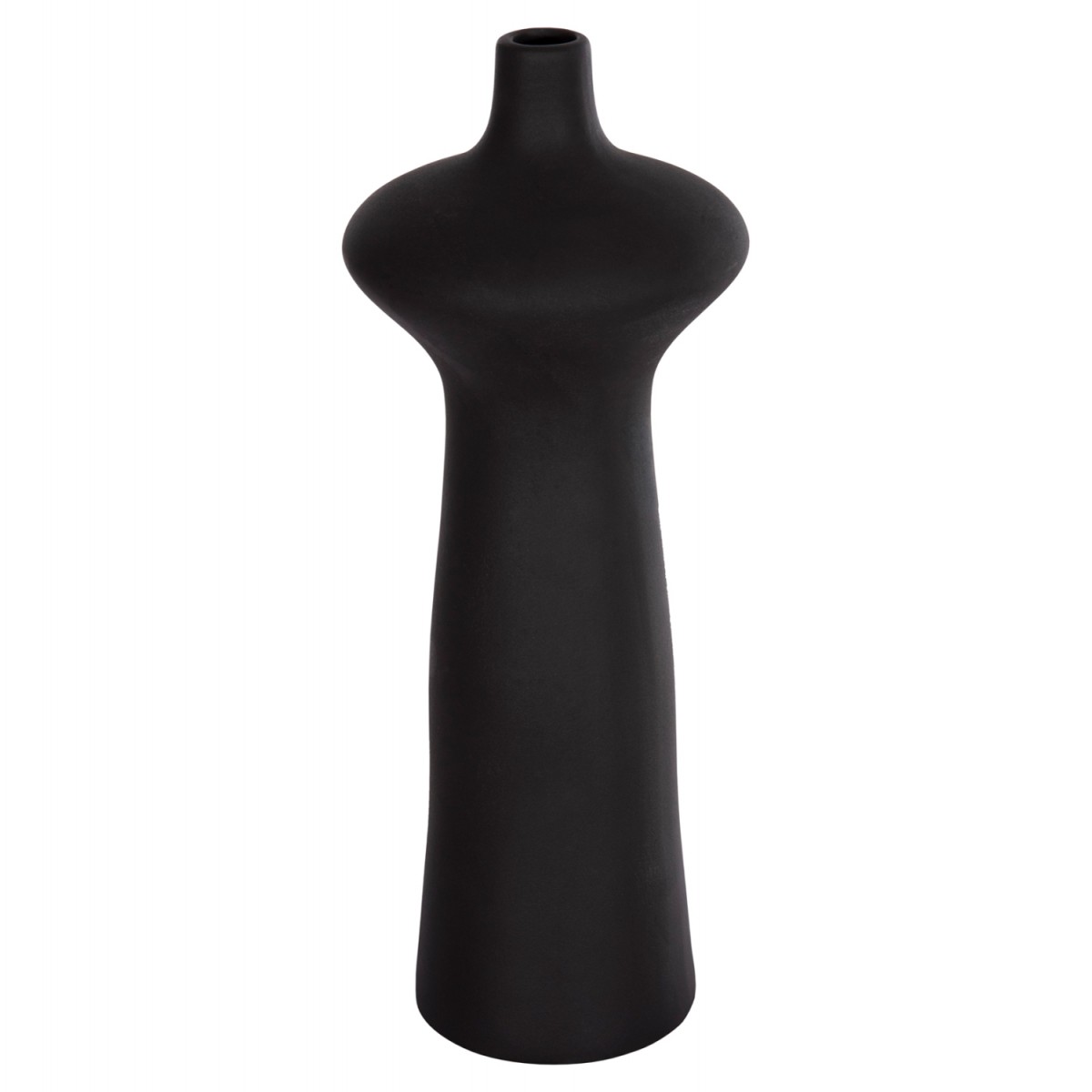 ΕΠΙΤΡΑΠΕΖΙΟ ΚΕΡΑΜΙΚΟ ΔΙΑΚΟΣΜΗΤΙΚΟ SCEPTER HM4636.02 ΜΑΥΡΟ ΜΑΤ Φ18x49Υεκ